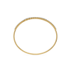 Solstice Line Pure Gold Lab Grown Diamond Bangle