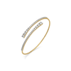 Solstice Line Pure Gold Lab Grown Diamond Bangle