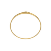 Fluid Pear Pure Gold Lab Grown Diamond Bangle