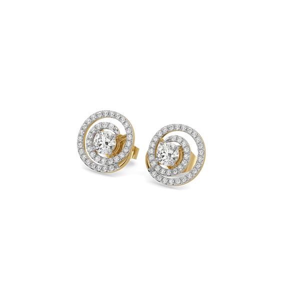 Spiral Lab Grown Diamond Studs