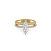 Marquise Arc Lab Grown Diamond Ring