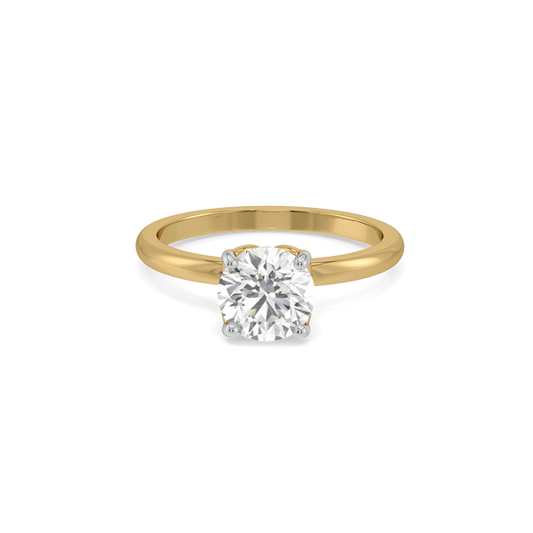 Vine Halo Lab Grown Diamond Ring