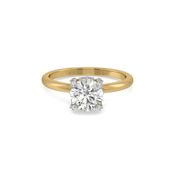 Hidden Halo Lab Grown Diamond Ring