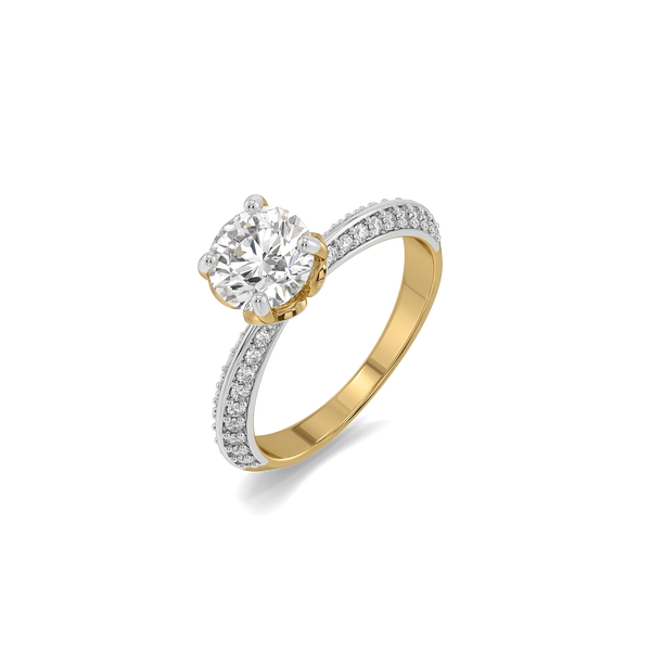 Majestic Round Lab Grown Diamond Ring