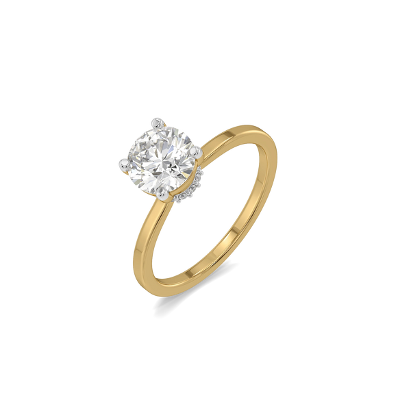 Solene Round Lab Grown Diamond Ring