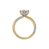 Twisted Round Lab Grown Diamond Ring