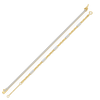 Wrist Stack - Pure Gold Lab Diamond Bracelet Set