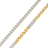 Wrist Stack - Pure Gold Lab Diamond Bracelet Set