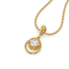 Infinity Loop Set Lab Diamond Pendant and Earrings Set