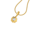 Star Frame – Pure Gold Lab Diamond Star Pendant and Earrings Set