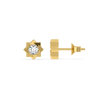 Star Frame – Pure Gold Lab Diamond Star Pendant and Earrings Set
