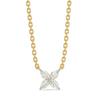 Marquise Petal - Pure Gold Lab Diamond Marquise Pendant and Earrings Set