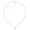 Twin Marquise Bezel Lab Grown Diamond Necklace - Full View
