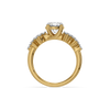 Floral Cluster Lab Grown Diamond Ring