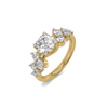 Floral Cluster Lab Grown Diamond Ring