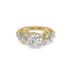 Floral Cluster Lab Grown Diamond Ring
