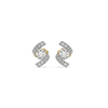 Swirl Spark Lab Grown Diamond Stud