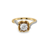 Lotus Lab Grown Diamond Ring - Front View