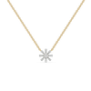 Starlit Cluster Lab Grown Diamond Necklace - Front View