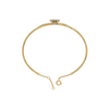 Star Bloom Lab Grown Diamond Bangle - Top View