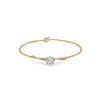 Star Bloom Lab Grown Diamond Bangle - Front View