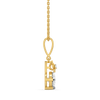 Floret Spark - Pure Gold Lab Diamond Pendant