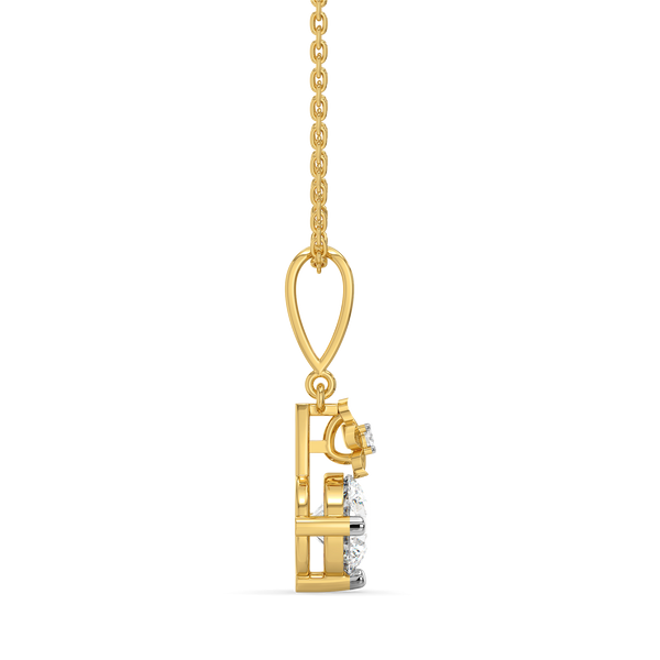 Floret Spark - Pure Gold Lab Diamond Pendant