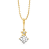 Floret Spark - Pure Gold Lab Diamond Pendant