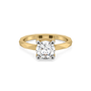 Lukson Solitaire Shine Pure Gold Lab Grown Diamond Ring in India