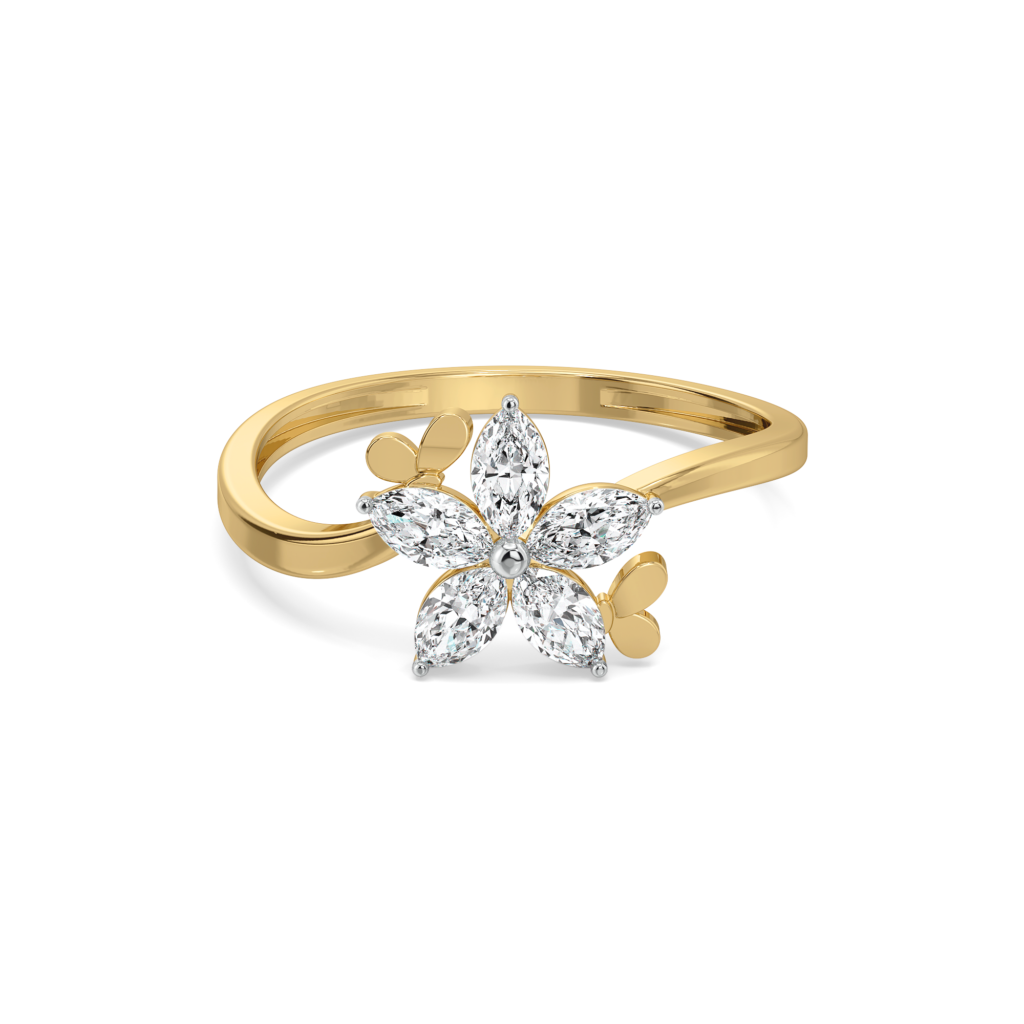 Garden of Light - Pure Gold Lab Diamond Ring