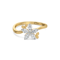 Garden of Light - Pure Gold Lab Diamond Ring
