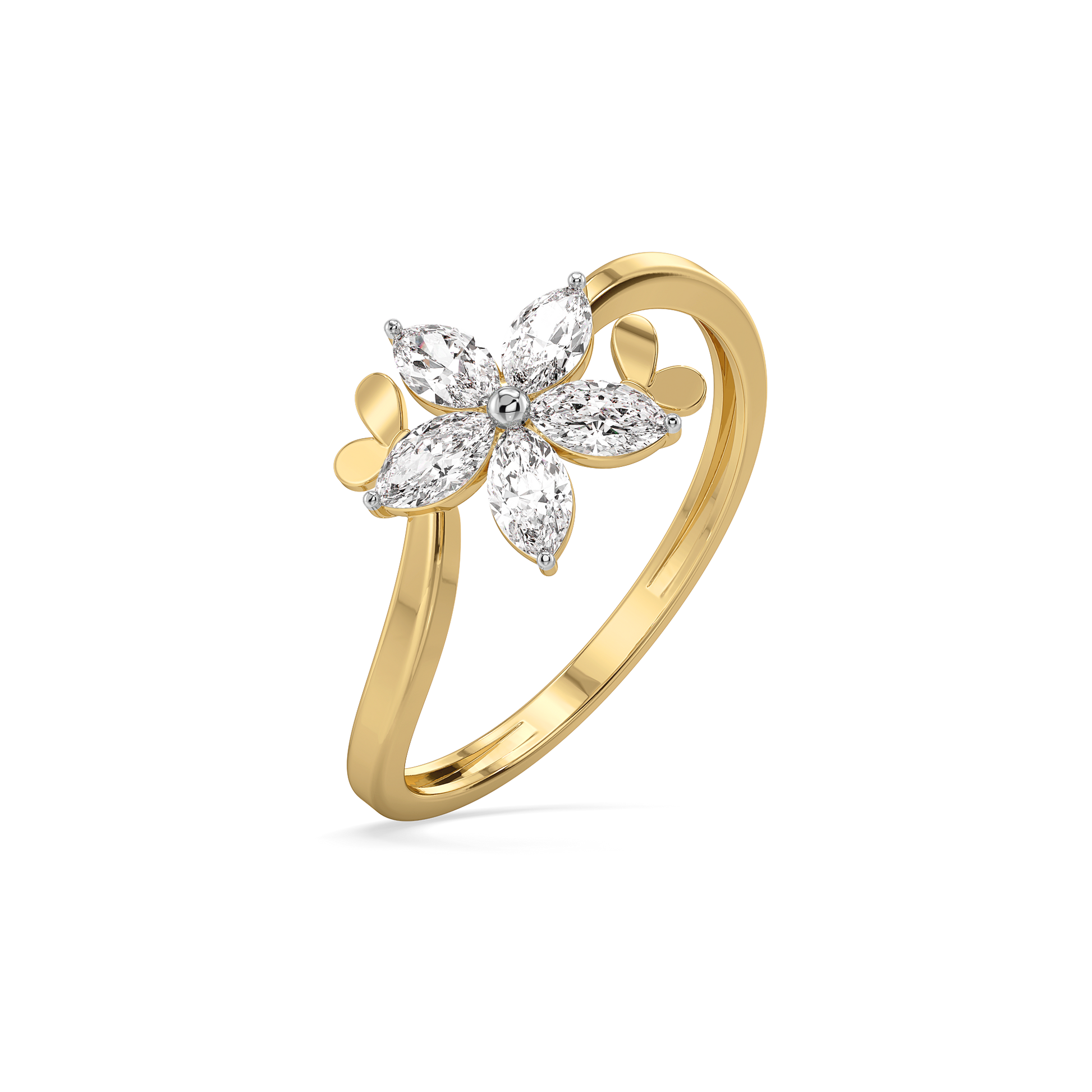 Garden of Light - Pure Gold Lab Diamond Ring