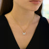 Fluttered Grace - Pure Gold Lab Diamond Pendant