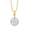 Queen’s Crown - Pure Gold Lab Diamond Pendant