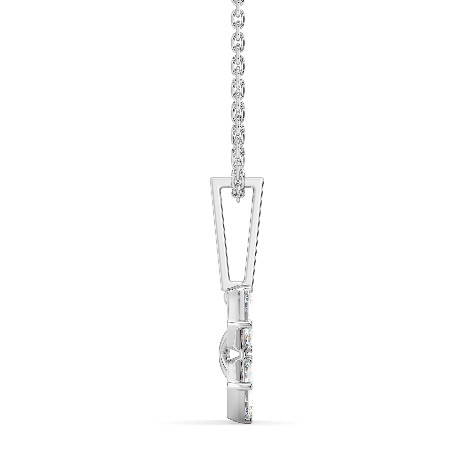Majestic Emeralds - Pure Gold Lab Diamond Pendant