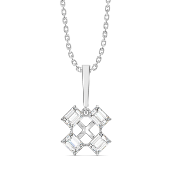 Majestic Emeralds - Pure Gold Lab Diamond Pendant