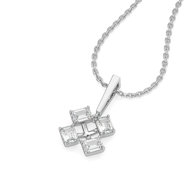 Majestic Emeralds - Pure Gold Lab Diamond Pendant