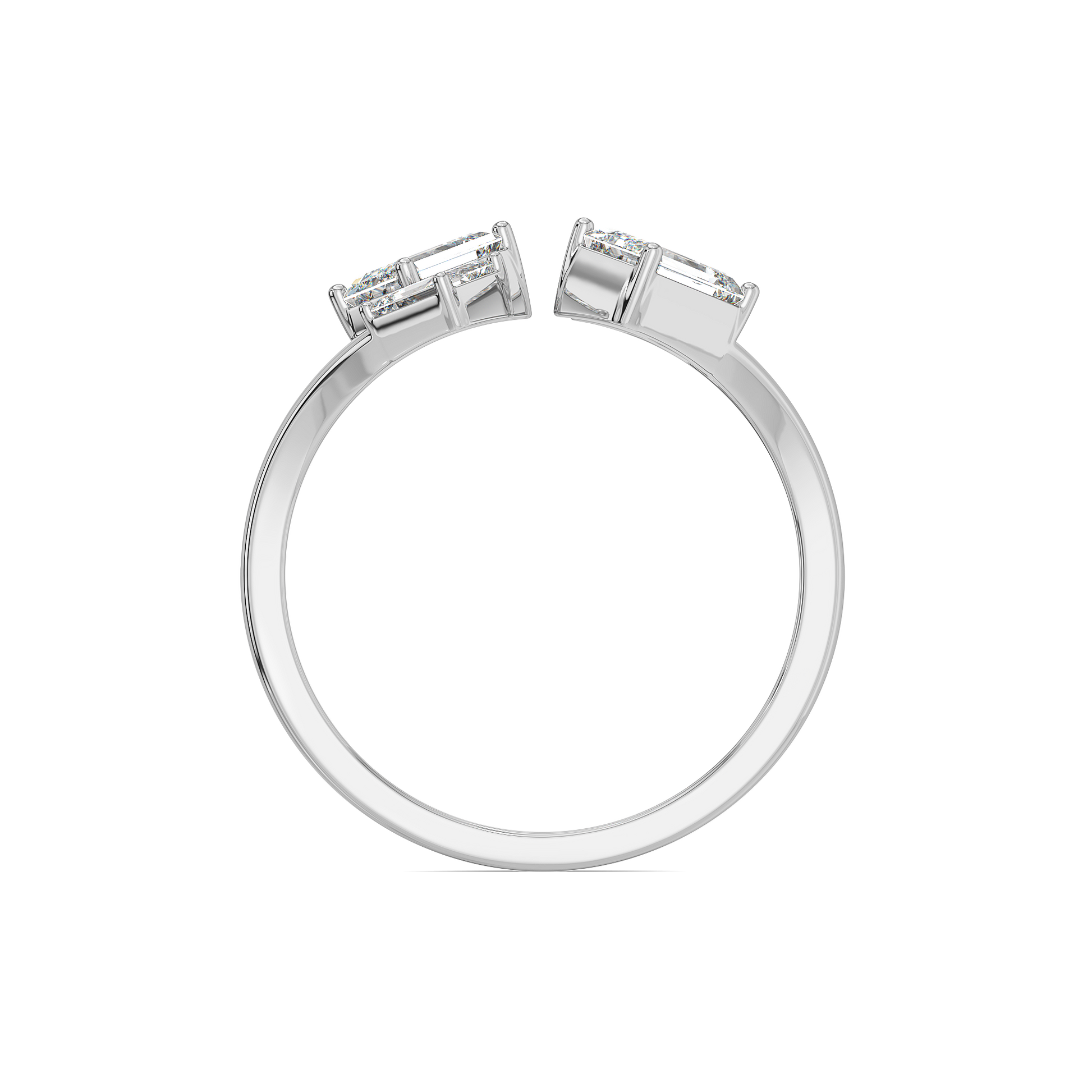 Majestic Emeralds - Pure Gold Lab Diamond Ring