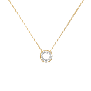 Symphony of Shapes  - Pure Gold Lab Diamond Necklace