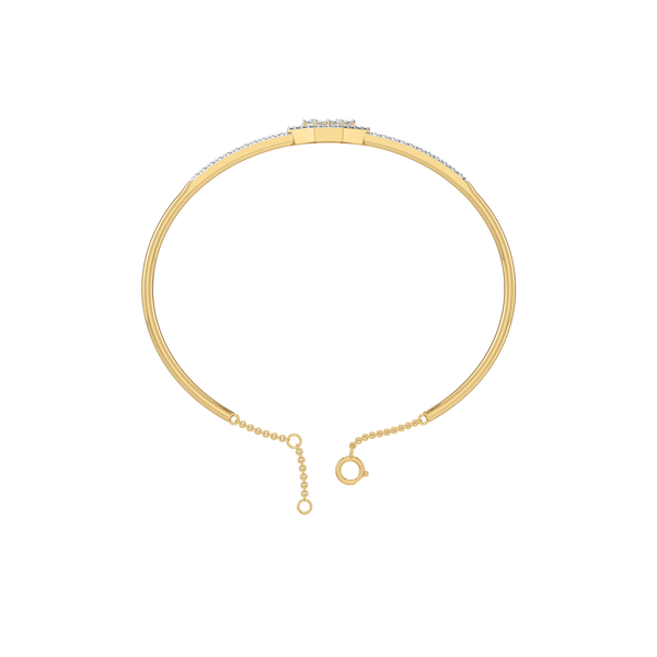 Play of Princess - Pure Gold Lab Diamond Bangle