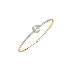 Play of Princess - Pure Gold Lab Diamond Bangle