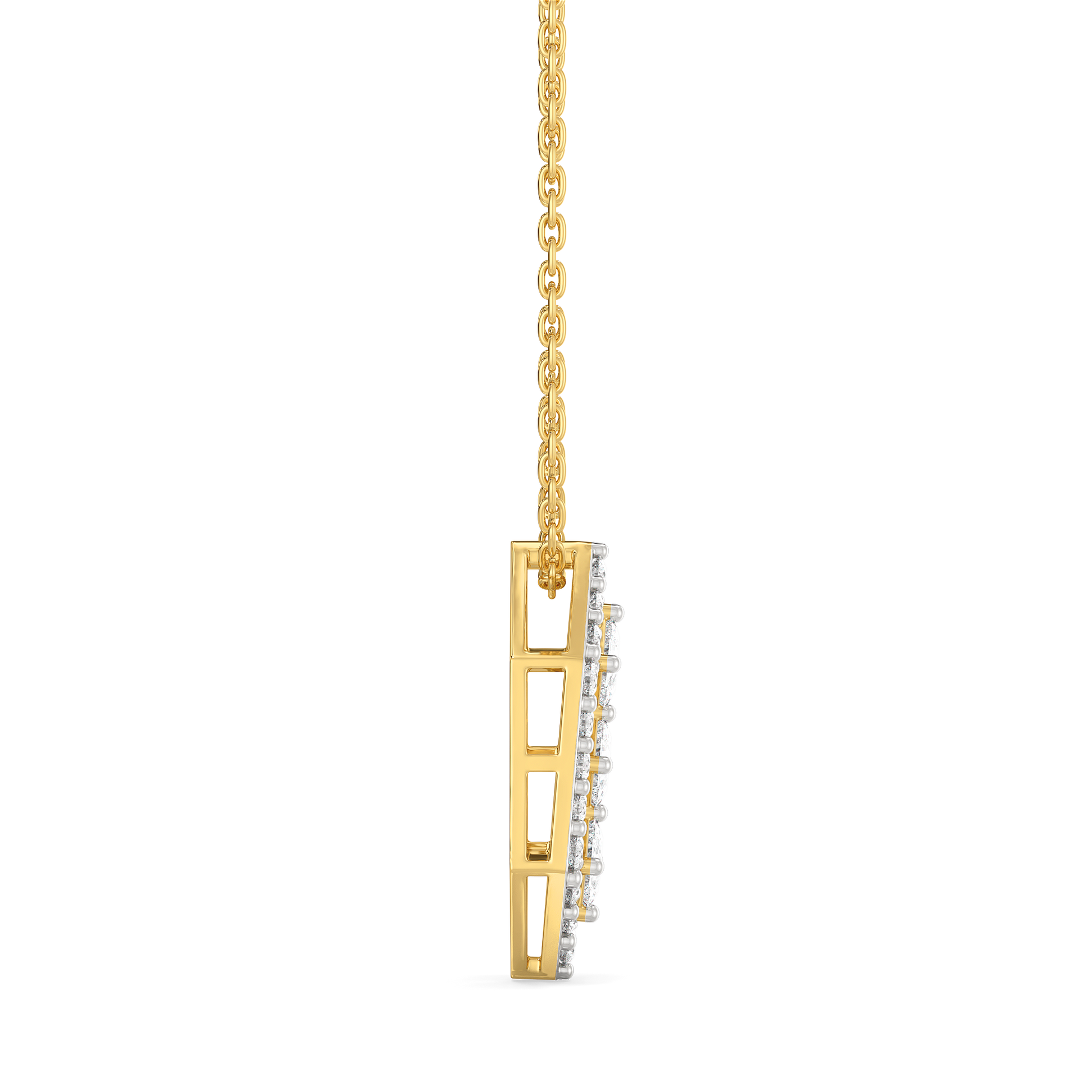 Play of Princess - Pure Gold Lab Diamond Pendant