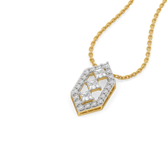 Play of Princess - Pure Gold Lab Diamond Pendant
