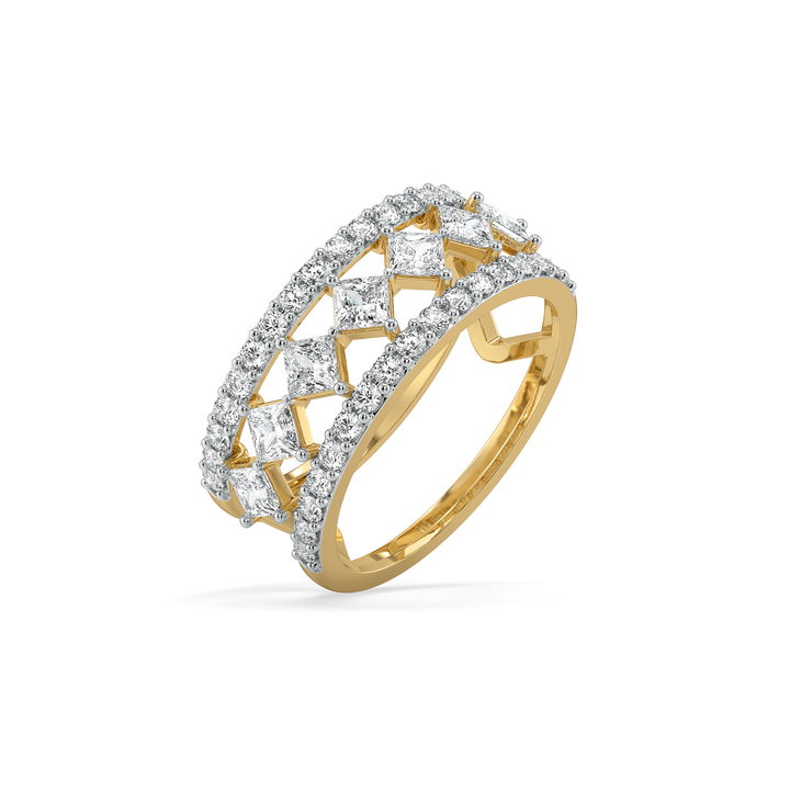 Play of Princess - Pure Gold Lab Diamond Ring