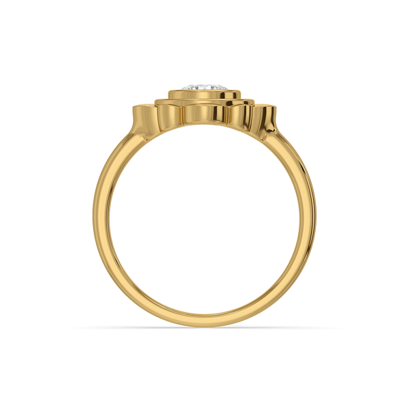 Evil Eye Aura Lab Grown Diamond Ring