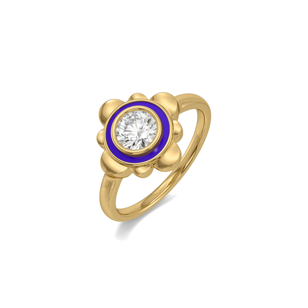 Evil Eye Aura Lab Grown Diamond Ring