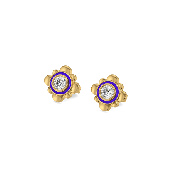Evil Eye Aura Lab Grown Diamond Studs
