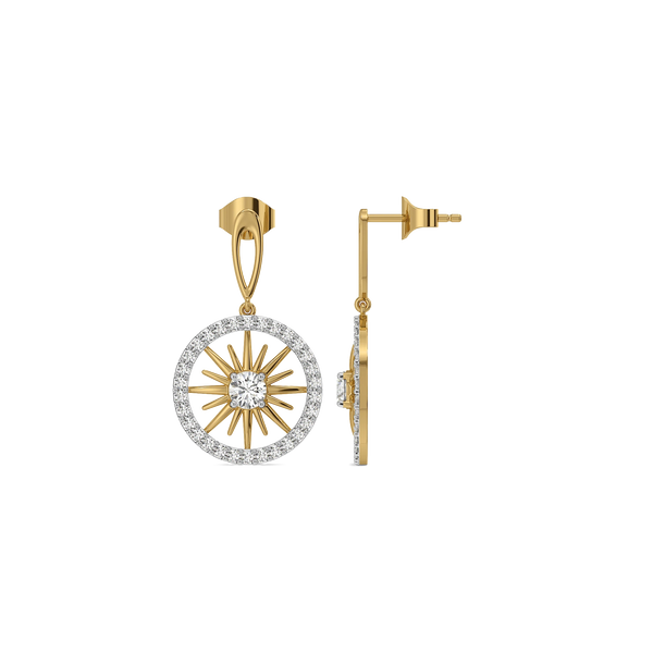 Sunshine Drop Lab Grown Diamond Earrings