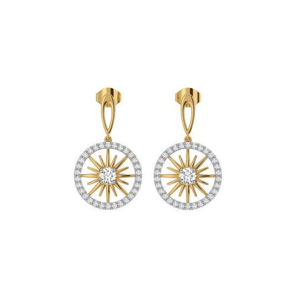 Sunshine Drop Lab Grown Diamond Earrings