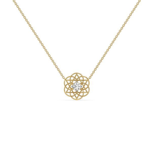 Sacred Circle Lab Grown Diamond Necklace